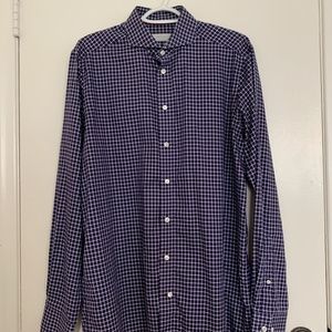 Eton Contemporary Long Sleeve Dress Shirt Size 42